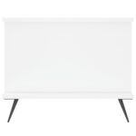 Table basse blanc 90x50x40 cm bois d'ingénierie – Image 4