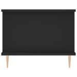 Table basse noir 90x50x40 cm bois d'ingénierie – Image 5