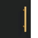 Table basse noir 90x50x40 cm bois d'ingénierie – Image 8