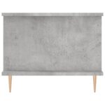 Table basse gris béton 90x50x40 cm bois d'ingénierie – Image 5