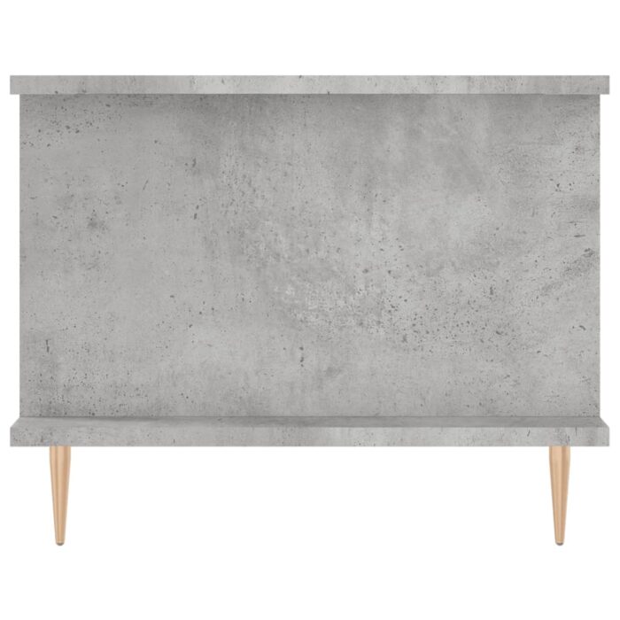 Table basse gris béton 90x50x40 cm bois d'ingénierie – Image 5