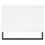 Table basse blanc 90x50x40 cm bois d'ingénierie – Image 5