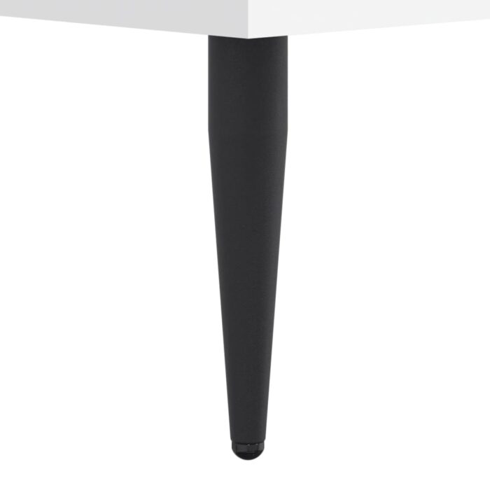 Armoire à chaussures blanc 60x35x105 cm bois d'ingénierie – Image 8