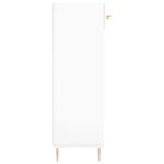 Armoire à chaussures blanc 60x35x105 cm bois d'ingénierie – Image 5