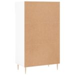 Armoire à chaussures blanc 60x35x105 cm bois d'ingénierie – Image 6