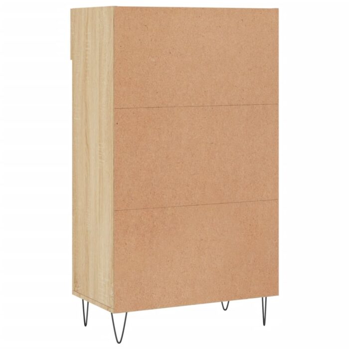 Armoire à chaussures chêne sonoma 60x35x105cm bois d'ingénierie – Image 6