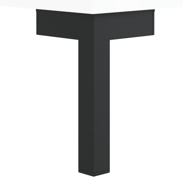 Armoire à chaussure Blanc brillant 60x35x105 cm Bois ingénierie – Image 8