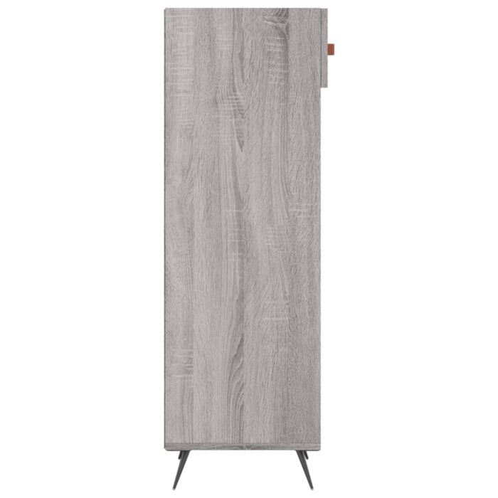 Meuble à chaussures sonoma gris 30x35x105 cm bois d'ingénierie – Image 3
