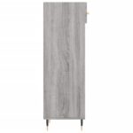 Meuble à chaussures sonoma gris 30x35x105 cm bois d'ingénierie – Image 5