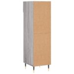 Meuble à chaussures sonoma gris 30x35x105 cm bois d'ingénierie – Image 6
