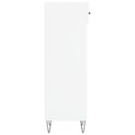 Armoire à chaussures blanc 30x35x105 cm bois d'ingénierie – Image 5