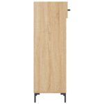 Armoire à chaussures chêne sonoma 30x35x105cm bois d'ingénierie – Image 5