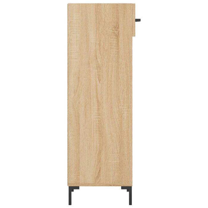 Armoire à chaussures chêne sonoma 30x35x105cm bois d'ingénierie – Image 5