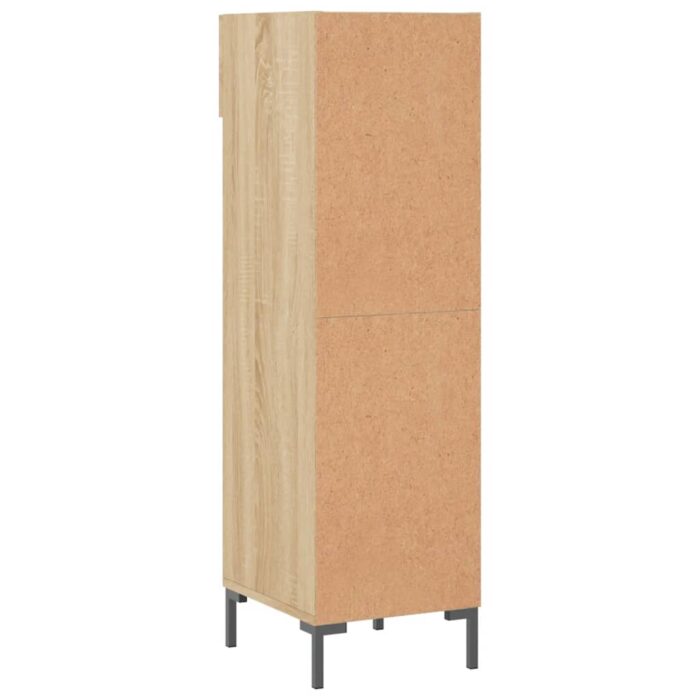 Armoire à chaussures chêne sonoma 30x35x105cm bois d'ingénierie – Image 6