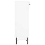 Armoire à chaussures blanc 30x35x105 cm bois d'ingénierie – Image 5