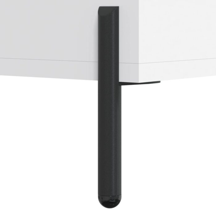 Armoire à chaussures blanc 30x35x105 cm bois d'ingénierie – Image 8