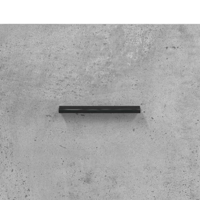 Armoire à chaussures gris béton 30x35x105 cm bois d'ingénierie – Image 7