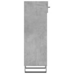 Armoire à chaussures gris béton 30x35x105 cm bois d'ingénierie – Image 5