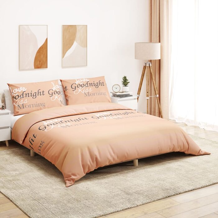 VXL8720845433062_m_en_hd_1.jpg Ensemble de housse de couette rose 155x220 cm Coton – Image 1