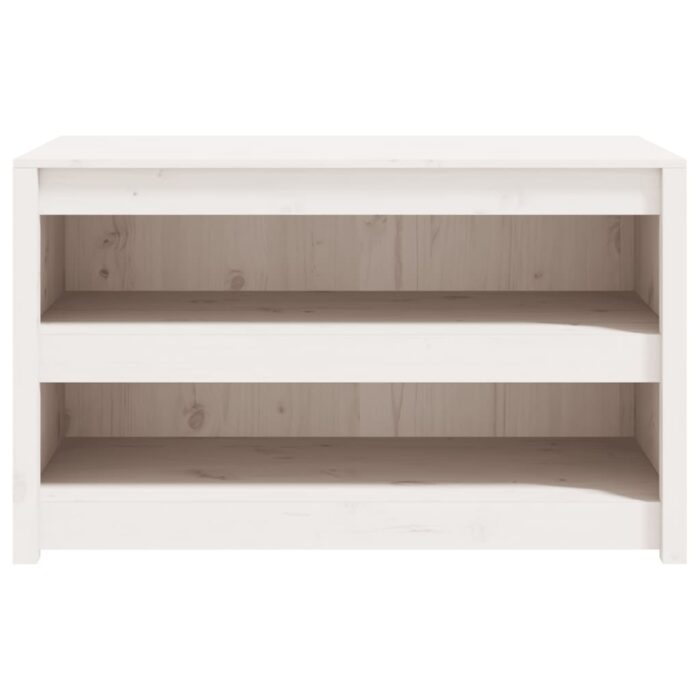 Armoire de cuisine d'extérieur blanc bois de pin massif – Image 2