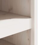 Armoire de cuisine d'extérieur blanc bois de pin massif – Image 5
