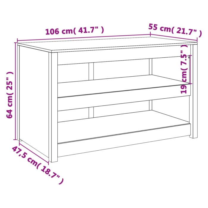Armoire de cuisine d'extérieur blanc bois de pin massif – Image 7
