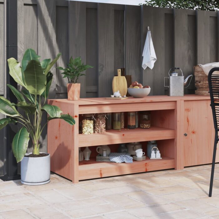 Armoire de cuisine d'extérieur 106x55x64 cm bois massif douglas – Image 1