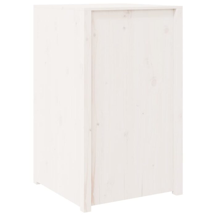 Armoire de cuisine d'extérieur blanc bois de pin massif – Image 4