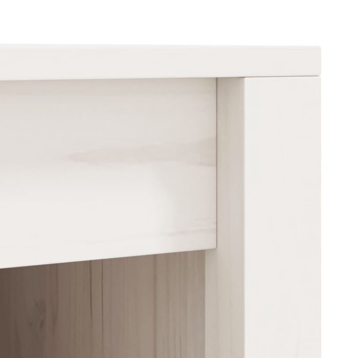 Armoire de cuisine d'extérieur blanc bois de pin massif – Image 5