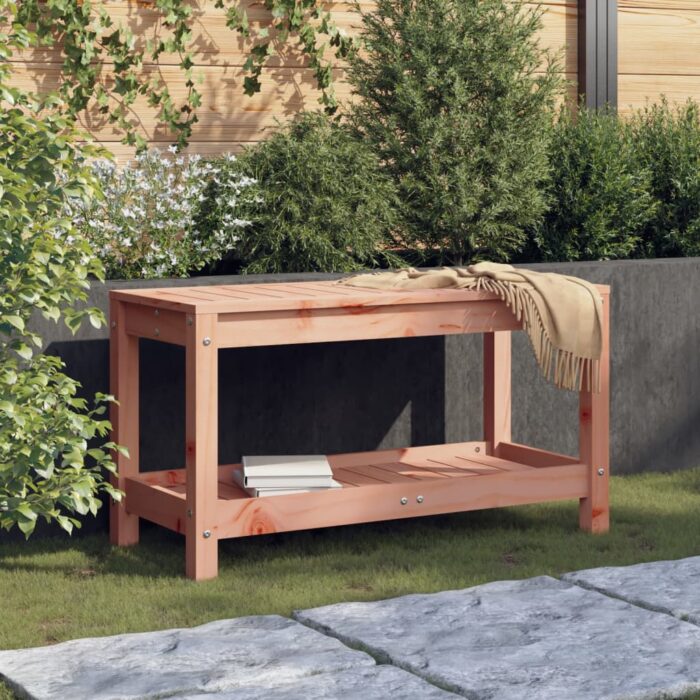 Banc de jardin 82,5x35x45 cm bois massif Douglas – Image 1
