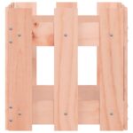 Jardinière avec design de clôture 30x30x30 cm Douglas massif – Image 4