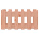 Jardinière avec design de clôture 60x30x30 cm douglas massif – Image 3