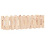 Lit surélevé de jardin design de clôture 100x30x30cm pin massif – Image 2