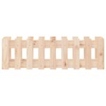 Lit surélevé de jardin design de clôture 100x30x30cm pin massif – Image 3