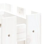 Lit surélevé de jardin design de clôture 100x30x30cm pin massif – Image 5