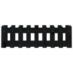 Lit surélevé de jardin design de clôture 100x30x30cm pin massif – Image 3