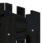 Lit surélevé de jardin design de clôture 100x30x30cm pin massif – Image 5