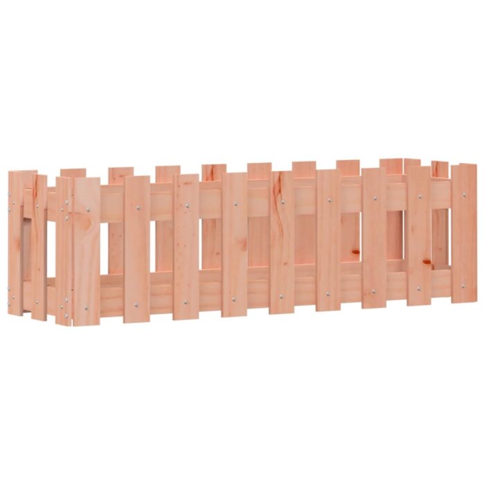 Lit surélevé de jardin design de clôture bois douglas massif – Image 2