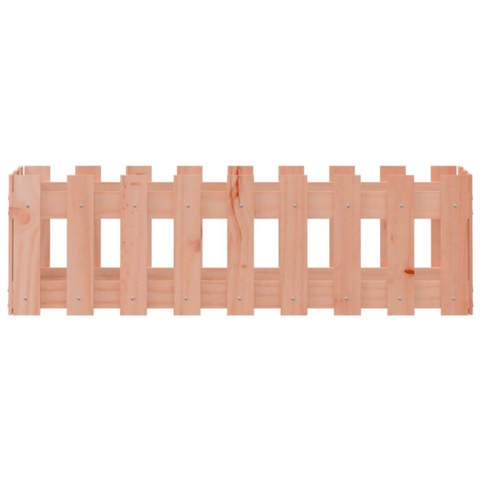 Lit surélevé de jardin design de clôture bois douglas massif – Image 3