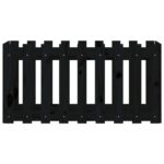 Lit surélevé de jardin design de clôture 100x50x50cm pin massif – Image 3