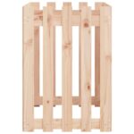 Lit surélevé de jardin design de clôture 100x50x70cm pin massif – Image 4