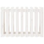 Lit surélevé de jardin design de clôture 100x50x70cm pin massif – Image 3