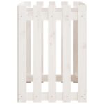Lit surélevé de jardin design de clôture 100x50x70cm pin massif – Image 4