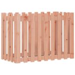 Lit surélevé de jardin design de clôture bois douglas massif – Image 2