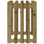 Lit surélevé de jardin design de clôture bois de pin imprégné – Image 4