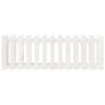 Lit surélevé de jardin design de clôture 150x50x50cm pin massif – Image 3