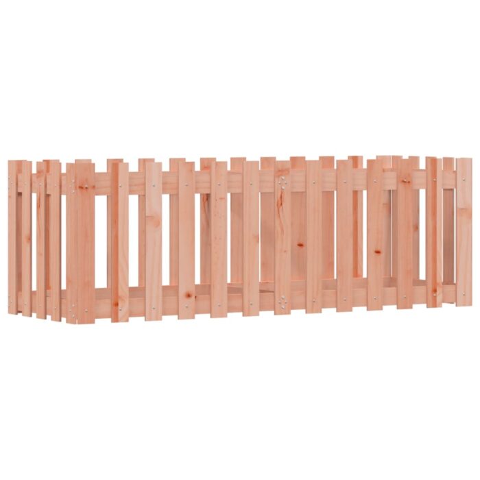 Lit surélevé de jardin design de clôture bois douglas massif – Image 2