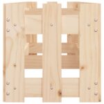 Lit surélevé de jardin design de clôture 200x30x30cm pin massif – Image 4