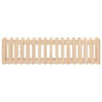 Lit surélevé de jardin design de clôture 200x50x50cm pin massif – Image 3