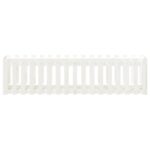 Lit surélevé de jardin design de clôture 200x50x50cm pin massif – Image 3